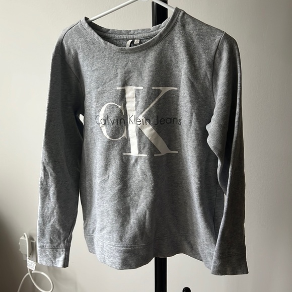 Calvin Klein Jeans Tops - Calvin Klein Grey crewneck XS TTS